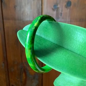 Green Resin Bangle